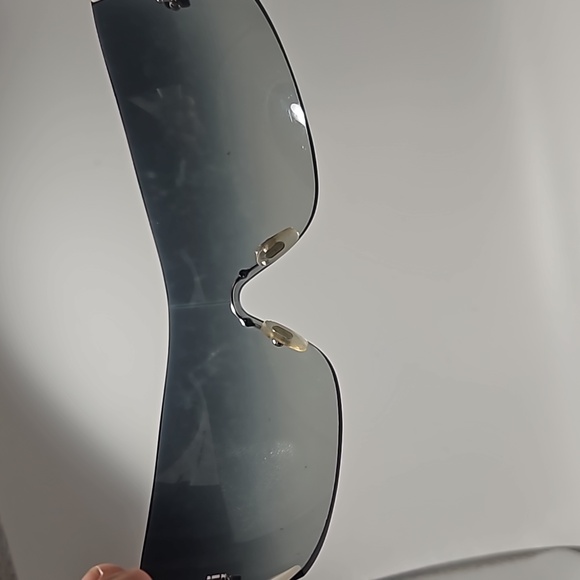 VERSACE VE2054 10008G SUNGLASSES  WHITE/ GREY MOD MADE IN ITALY - Picture 11 of 16